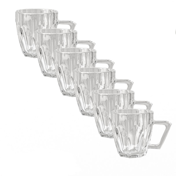 نیم لیوان بلور مدل ترنج